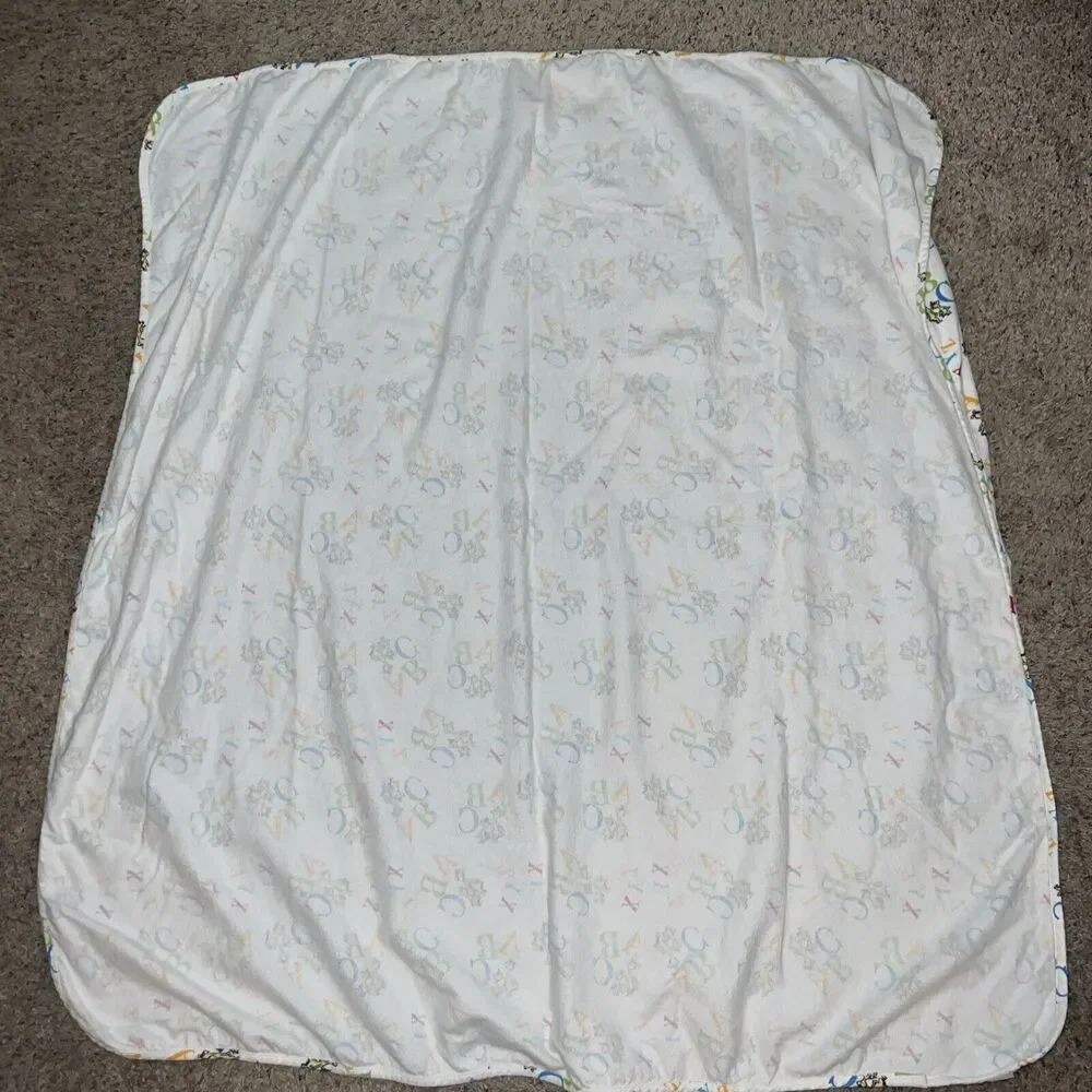 Dr. Suess 48x42 Crib Blanket‎ 100% Cotton ABC Baby Blanket Soft